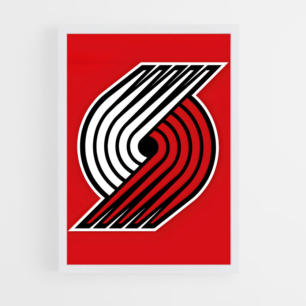 Poster Blazers Nation – affiche Basketball (vue 3)